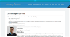 Desktop Screenshot of lecenje-vena.rs
