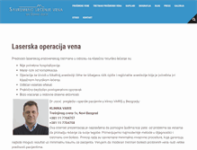 Tablet Screenshot of lecenje-vena.rs